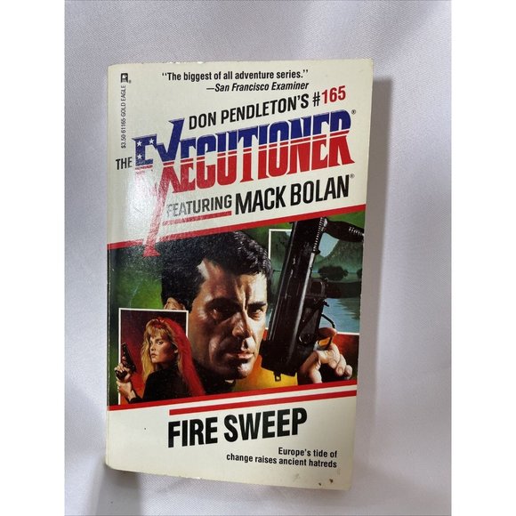 165 Fire Sweep Mack Bolan Executioner Pendleton Paperback Vintage Book - Picture 1 of 6